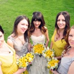 Kerry Jim Hjelm Real Bride with Bridesmaids