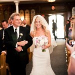 Real Bride Frances Jim Hjelm Bridal style 8156