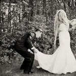 Real Bride Frances Jim Hjelm style 8156