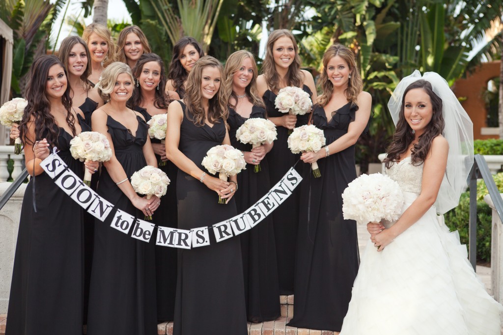 Lazaro Real Bride Lindsay and Occasions Real Bridesmaids