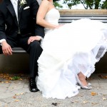 Lazaro Real Bride Shoe Shot