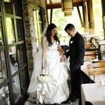 Real Bride Christine in Jim Hjelm Style 8057