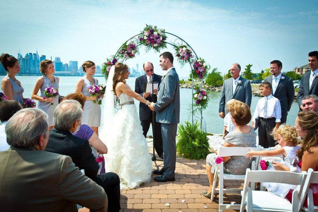 Lazaro Real Bride Couple Elyse & Michael