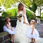 Real Bride Elyse and Flower Girls