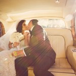 Alvina Real Bride Limo Kiss