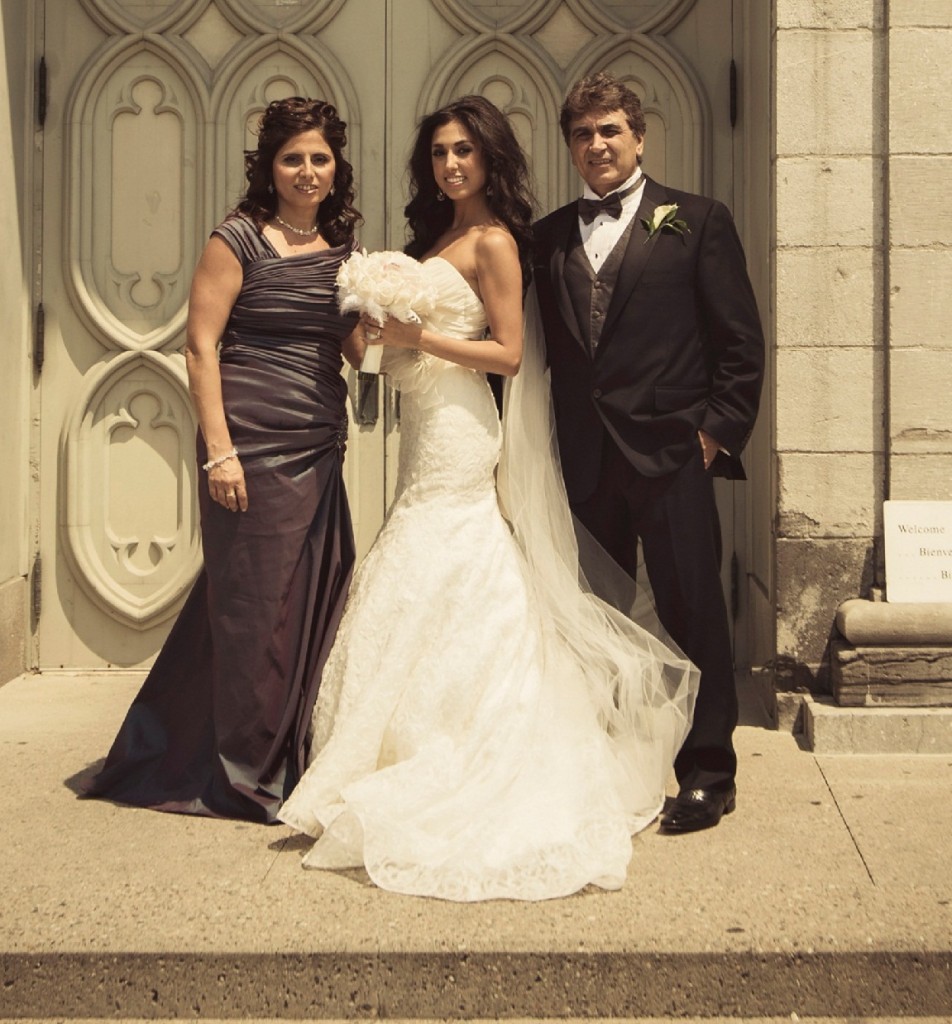 Real Bride Kristina in Jim Hjelm Style 8156