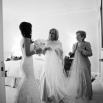 Real Bride back of Dress Style 9102