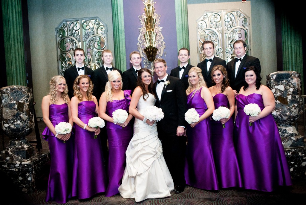 Alvina Valenta and Jim Hjelm Occasions Real Bridal Party
