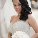 Lazaro Real Bride Ashley Pose