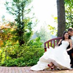 Real Couple David and Becca in Jim Hjelm Style 8103