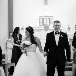 Mark & Alexis walk down the aisle
