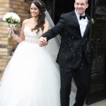 Mark & Alexis showered by guests